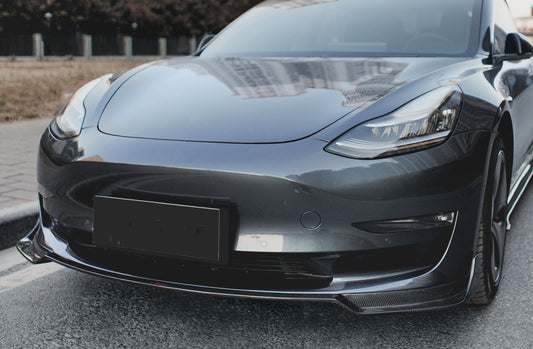 TESERY×CMST  Carbon Fiber Front Lip for Tesla Model 3