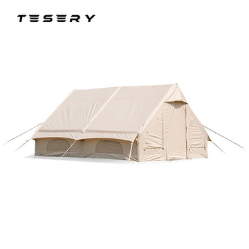 Portable insulation inflatable tent outdoor camping cotton tent