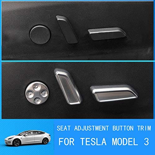 Seat Adjustment Button Protective Trim for Tesla Model 3