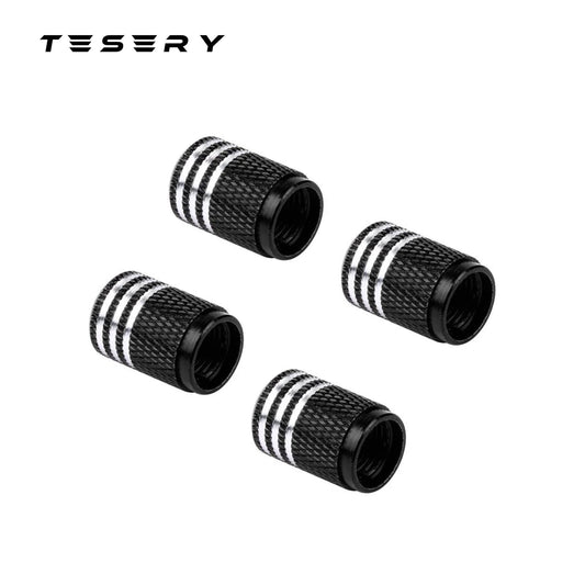 Valve Stem Caps 4 Pack Fit Suitable for Tesla 3/Y/S/X 2017-2023