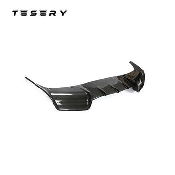 Model Y Rear Diffuser Trunk Lip - Real Molded Carbon Fiber