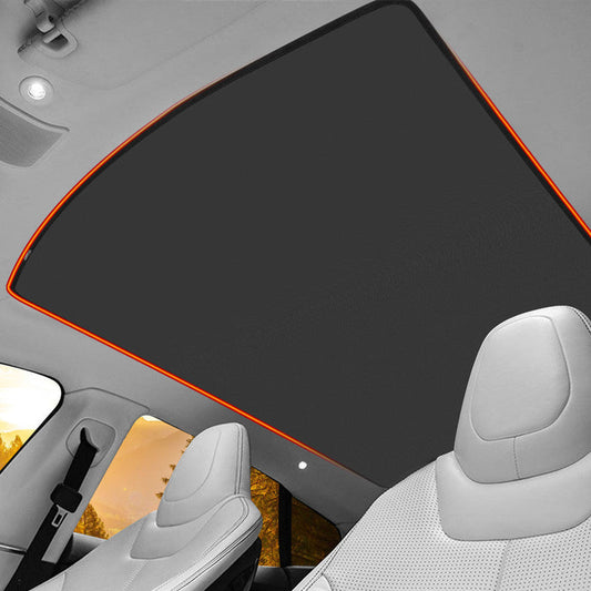 Panoramic Sunroof Sunshade With Silver-Coated Cloth for Tesla Model S 2016-2023