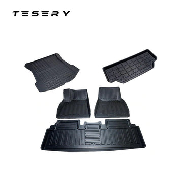 TPE All-Weather Floor Mats Suitable for Tesla Model S 2016-2020