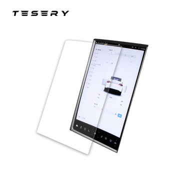 Tempered Glass Screen Protector Made Of Suitable for Model S/X 2pcs【17 inch】