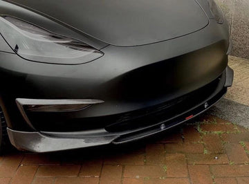 TESERY×CMST Tesla Model 3 Carbon Fiber Front Lip Ver.3