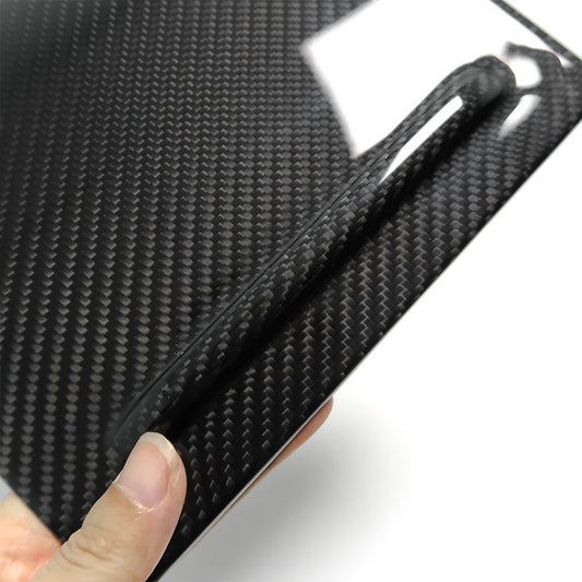 Model S / X Center Console Wrap - Real Molded Carbon Fiber