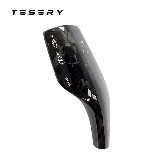 Model 3 / Y Turn Signal Wiper Stalk Covers - Forged Carbon Fiber