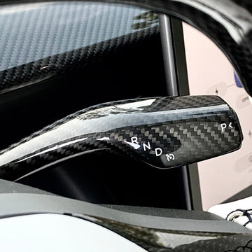 Model 3 / Y Turn Signal Wiper Stalk Covers - Carbon Fiber Interior Mods