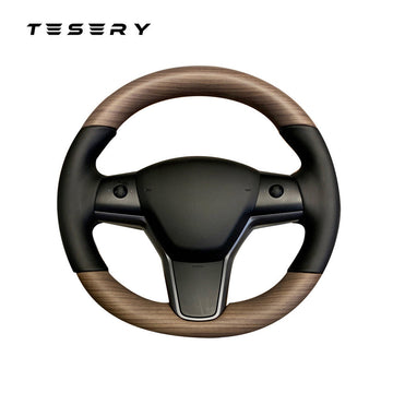 Model 3 / Y Wood Standard Steering Wheel【Style 17】