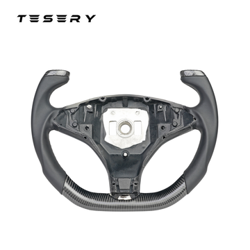 Model X / S Carbon Fiber Yoke Steering Wheel 2016-2020【Style 8】