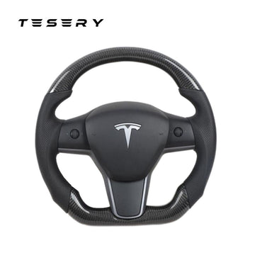 Sport Carbon Fiber Steering Wheel for Tesla Model 3 / Y 【Style 39】