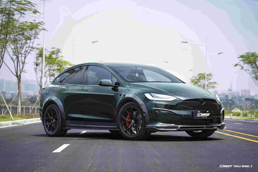 TESERY Dry Carbon Fibre Full Body Kit for Tesla Model X (Plaid) 2021-2024