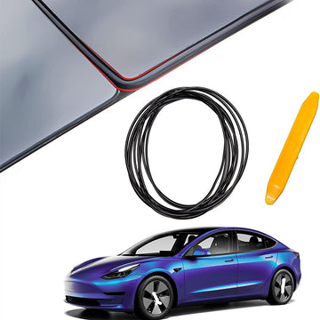 Sunroof Rubber Seal Wind Noise Reduction Kit for Tesla Model 3 2017-2023