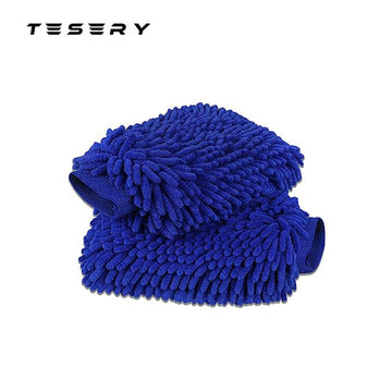 Premium Chenille Car Wash Glove 2pcs