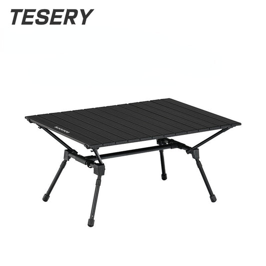 Outdoor aluminum alloy folding table