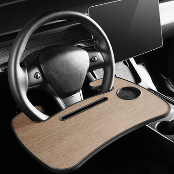 Steering Wheel Tray for Tesla Model 3 & Model Y 2017-2023 (Round Steering Wheel ONLY)